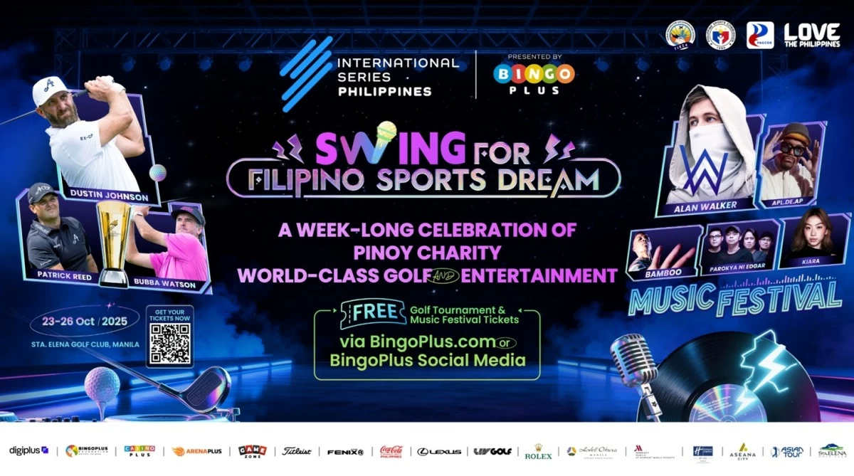 Empowering Communities: BingoPlus launches Caravan 2025, Branch Activations Nationwide as International Series Philippines tees off this October