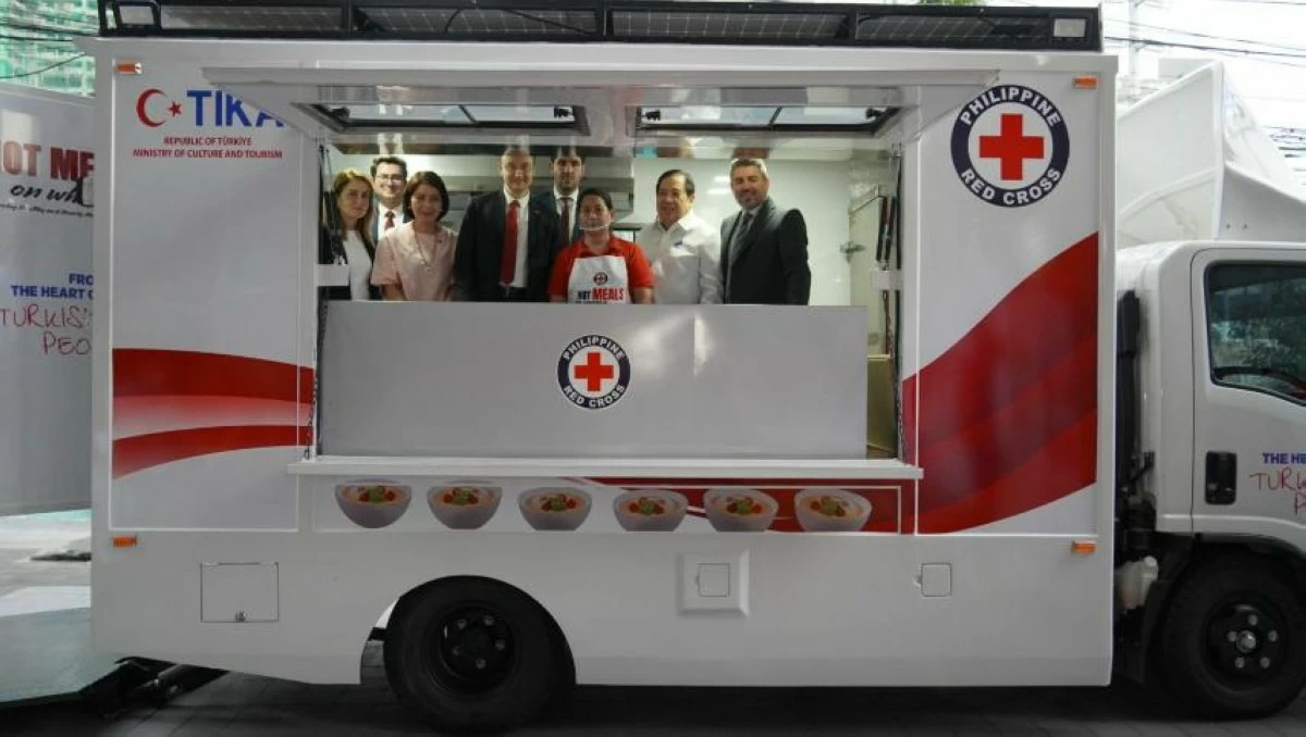 Philippine Red Cross receives fully equipped food truck from TİKA to boost disaster response