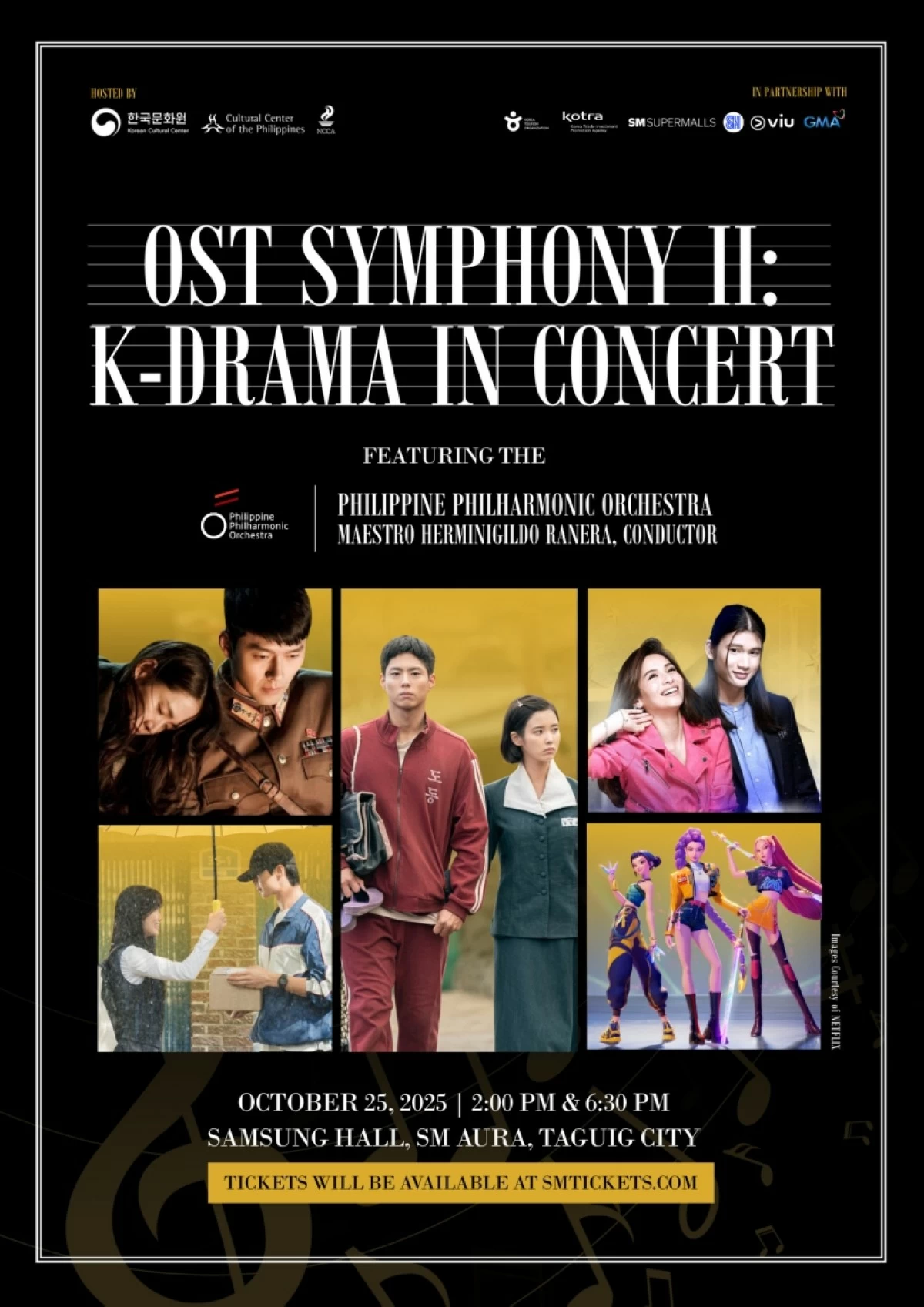 The poster for the “OST Symphony II: K-Drama in Concert” (KCC) 