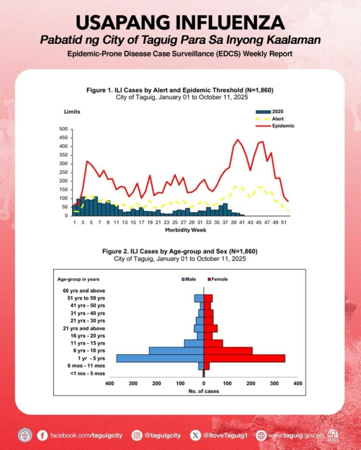 ILI report by the Taguig City government (Photo from the Taguig City government)