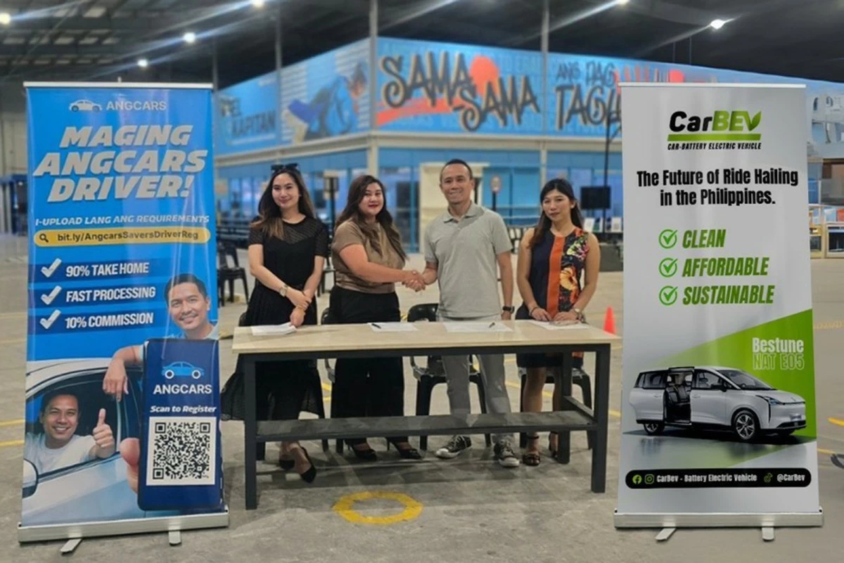 CarBEV and AngCars partner to launch the Philippines' first all-electric ride-hailing fleet