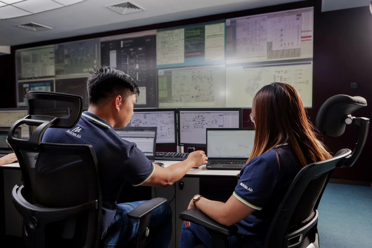 Maynilad’s central control room (CCR) allows the company to manage and monitor its water supply network and facilities across the West Zone concession area. Through the CCR, Maynilad ensures efficient and timely responses to situations and improvements in water management. The CCR is part of the company’s digital transformation efforts to streamline operations and enhance service delivery to its customers. (Maynilad photo)