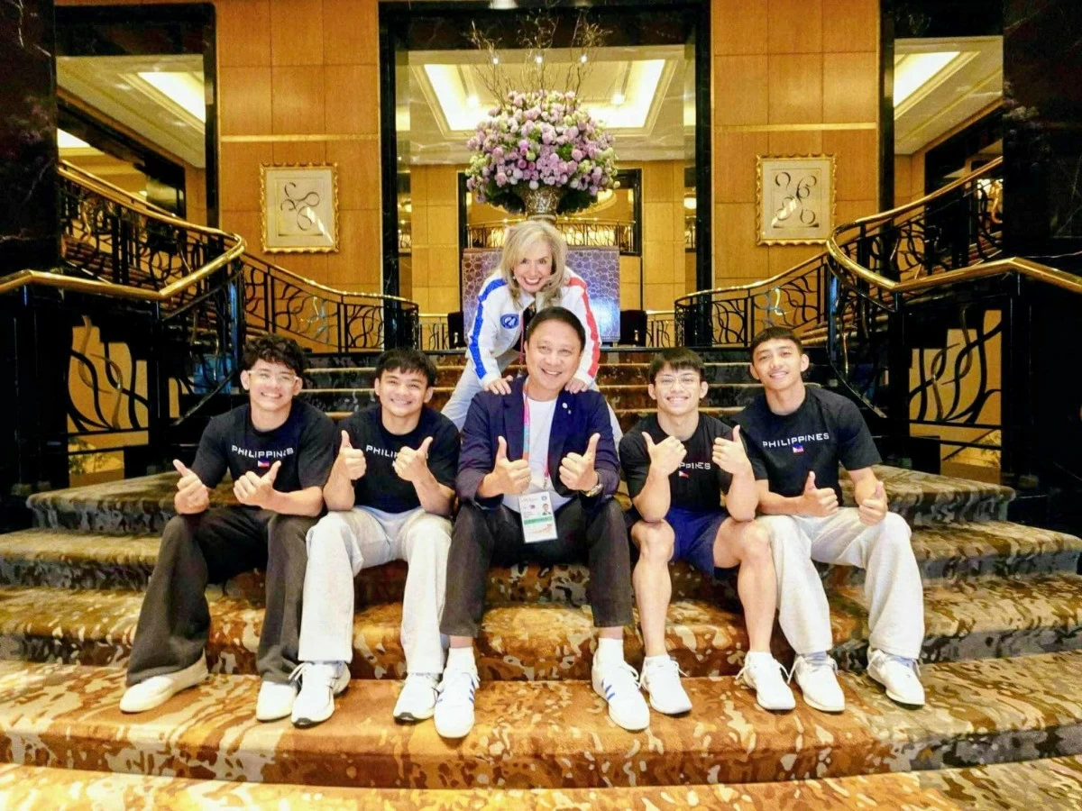 PSC chief Gregorio goes extra smile to boost PH bets in world gym meet