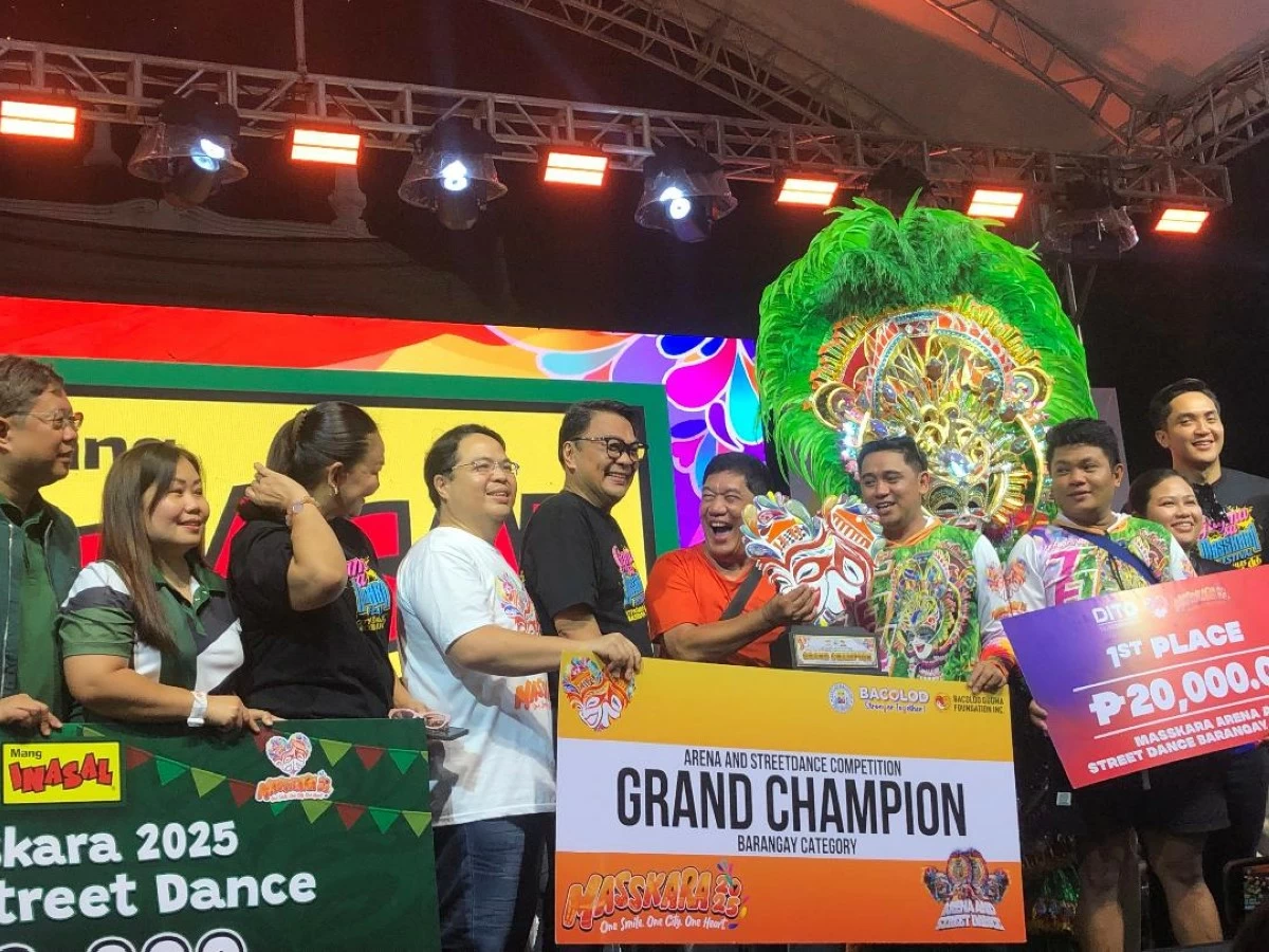 Barangay Tangub is Bacolod MassKara Street Dance grand champion