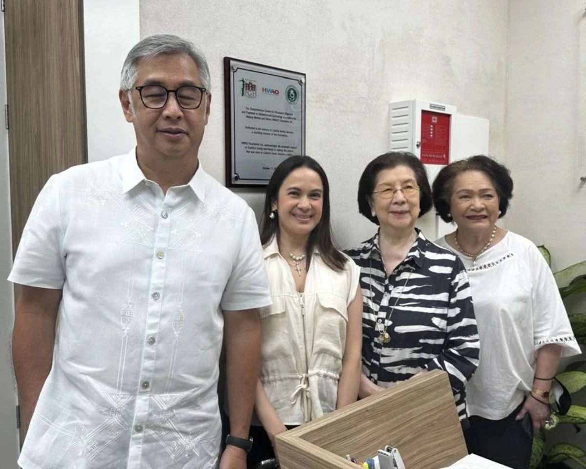 Manny Samson, Ria Romero Santos, Buda Samson, and Diana Santos---the family of Camille Santos-Samson