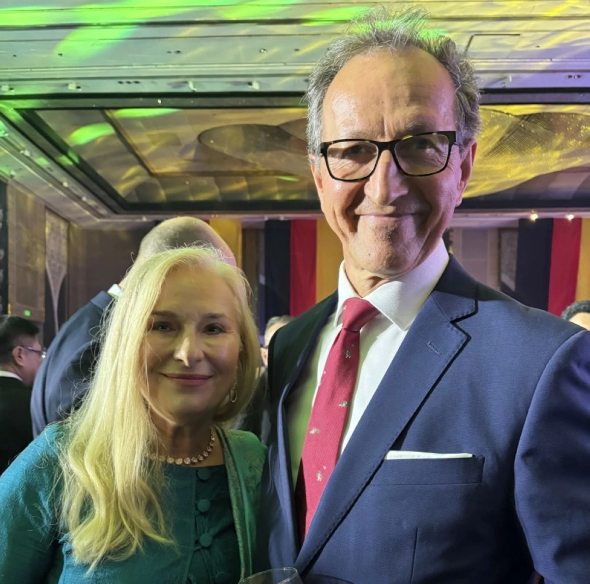 Mme. Roswitha Brieger and Ambassador Johann Brieger of the Embassy of Austria  