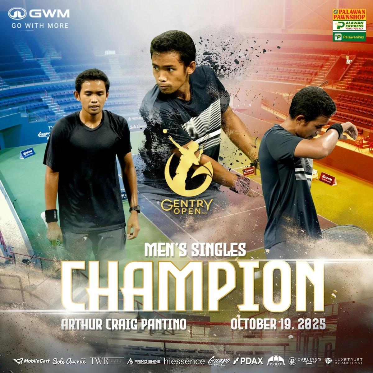 Resilient Pantino captures Gentry Open crown as Lim retires