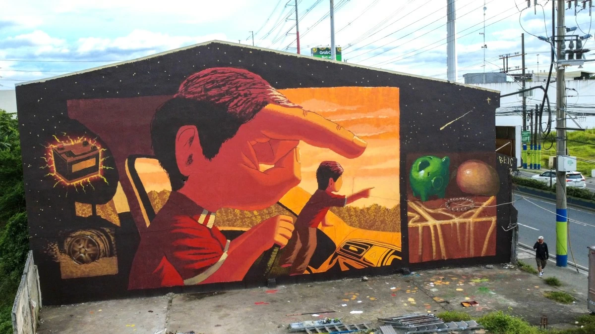 Blic's new mural in Cavite shows life in motion