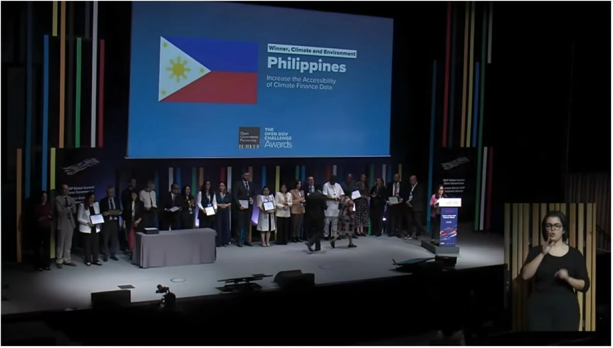 The Climate Change Commission earned the Thematic Award for Climate and Environment for its commitment to increasing the accessibility of climate finance data at the Open Government Challenge Awards 2025. The Project IMPACT was developed in collaboration with civil society and development sector partners, emphasizing the highly consultative and citizen-centered nature of this commitment.