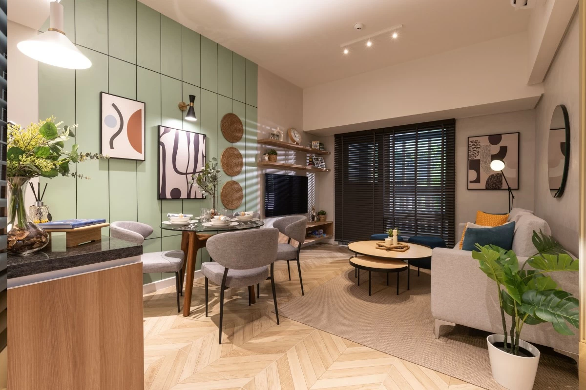 Two-bedroom model unit