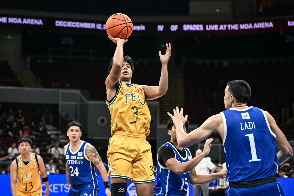 Jorick Baustista goes clutch for FEU. (UAAP Media)