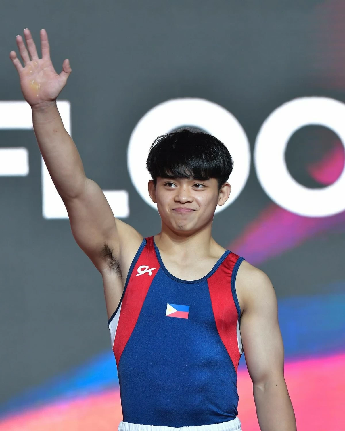 Carlos Yulo seeks his second floor exercise gold medal at the world championships. (File Photo/FIG)