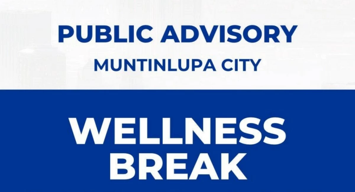 The announcement by Muntinlupa Mayor Ruffy Biazon (Photo from Mayo rBiazon's Facebook account) 