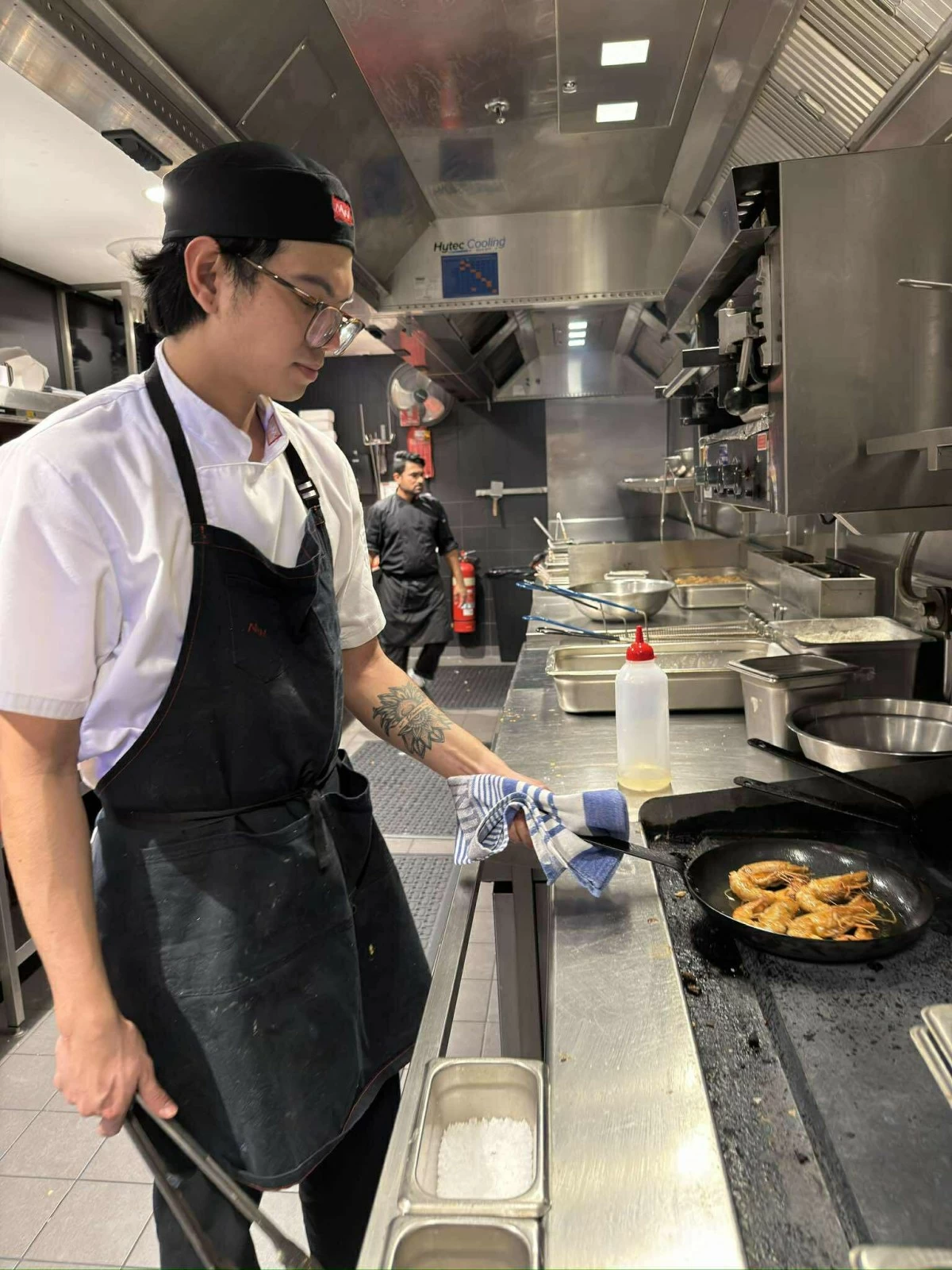 Jim Harley M. Dizon
Line cook, The Meat & Wine Co., Sydney, Australia
BS Hotel and Restaurant Management, CEU Class of 2018
