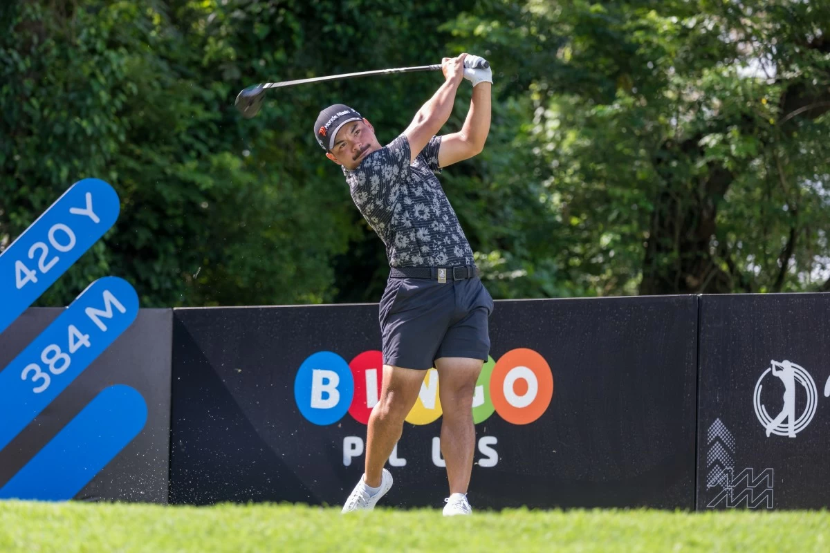 Miguel Tabuena of the Philippines pictured on Friday, October 24, 2025, during Round Two of the 2025 International Series Philippines at Sta Elena Golf Club. The US$2,000,000 event is staged from October 23-26, 2025. (Graham Uden / Asian Tour)