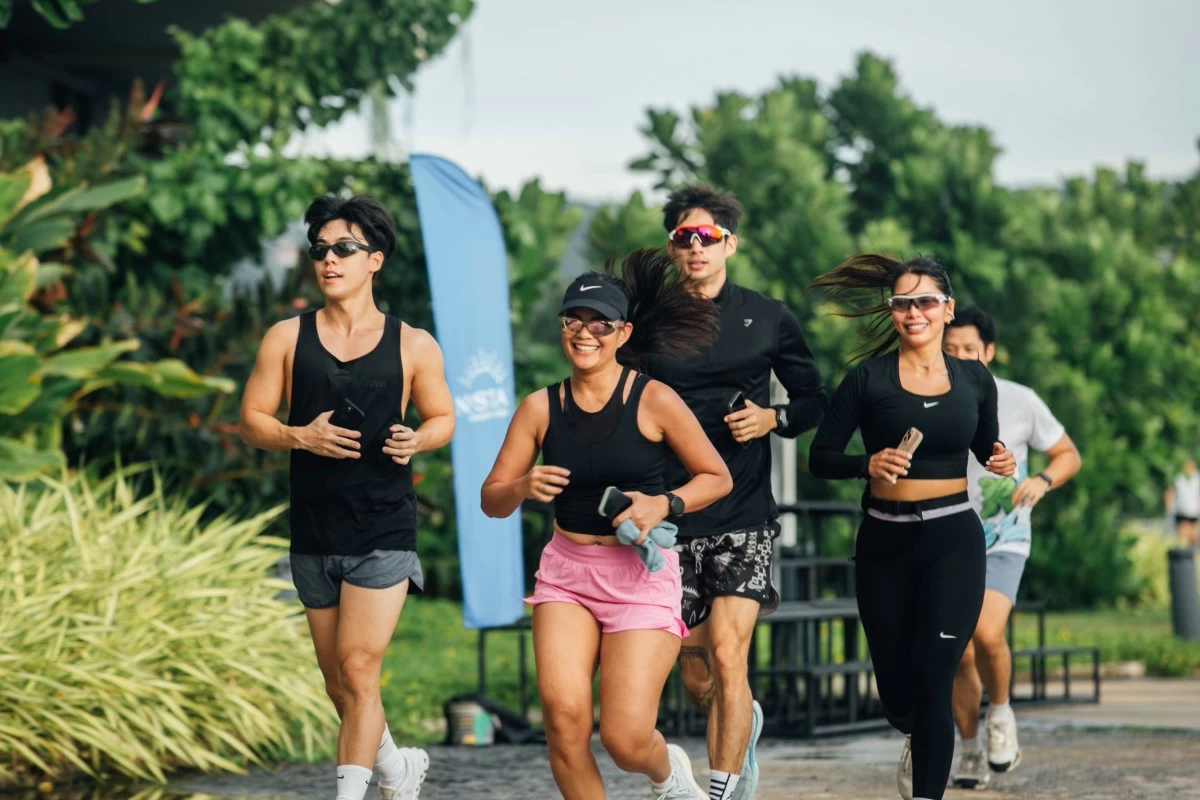 Smiles and strides: Participants enjoy the scenic views during the NUSTAR Run Club last September 7, 2025, at the NUSTAR.