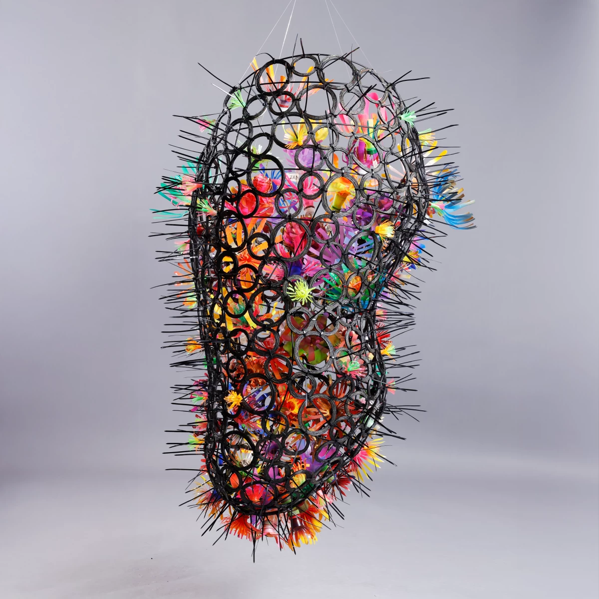 Every flower in “Ploreras” has the name of the child who made it.