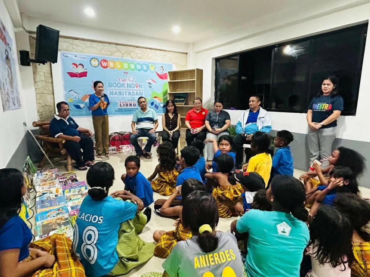 The BOOK nook for Ati indigenous children in Iloilo City.  (Panay Indigenous Culture Advocacy Group)