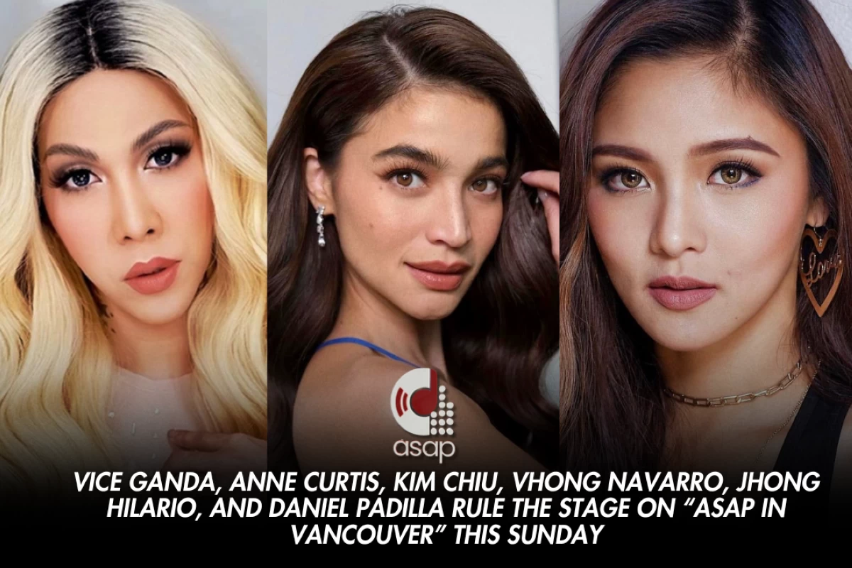 Vice Ganda, Anne Curtis, Kim Chiu, Vhong Navarro, Jhong Hilario, and Daniel Padilla rule the stage on 'ASAP In Vancouver' this Sunday