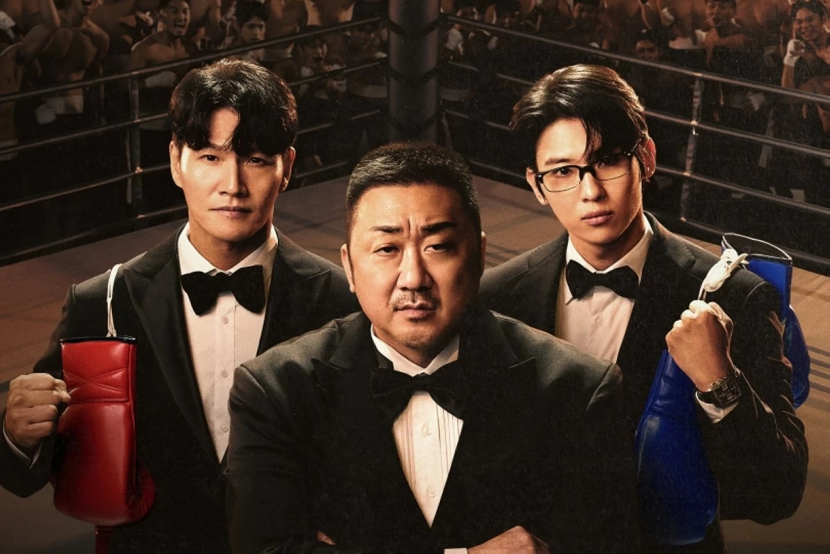 "I Am Boxer" hosts (from left) Kim Jong-kook, Don Lee and Dex (Disney )

