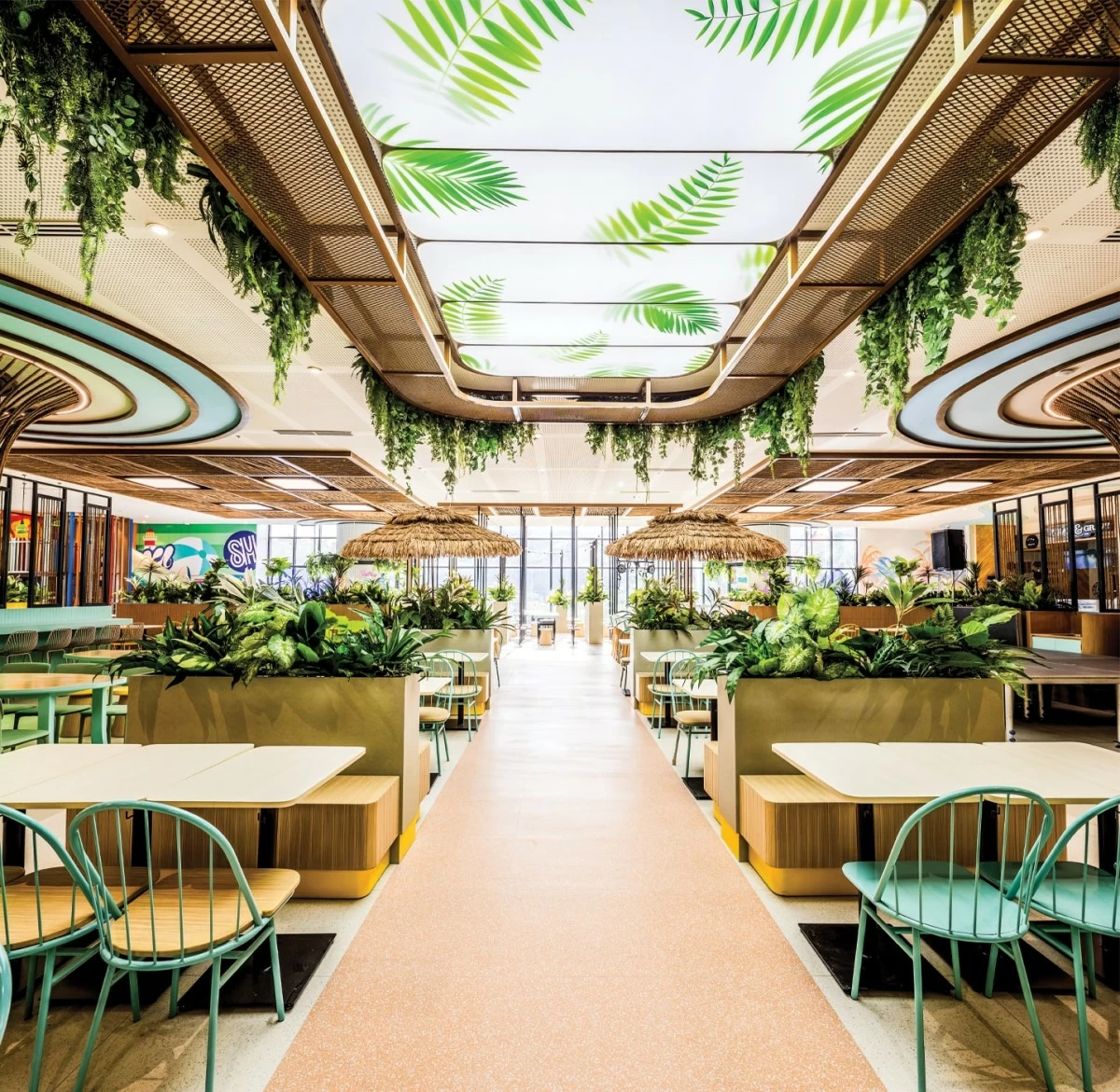 Feels like dining by the beach – but make it aesthetic.