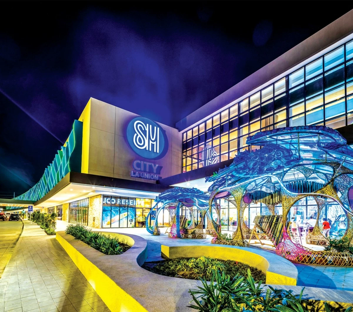 At night, get lit with its stunning lightshow.