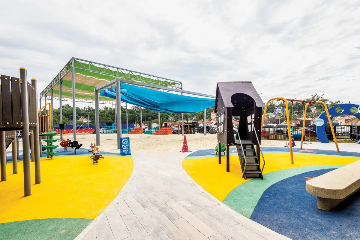 Sandbox is the spot for volleys and good times.
