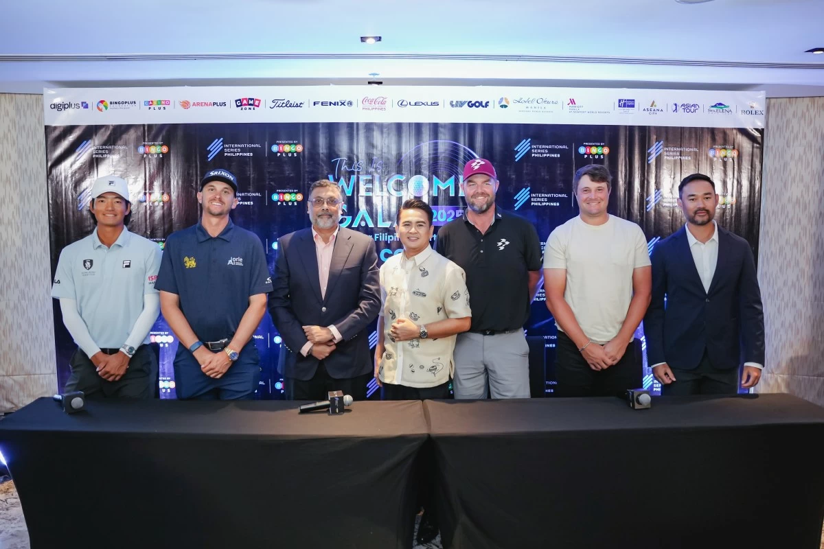 Esteemed panelists for the International Series Philippines presented by BingoPlus Welcome Gala press conference.
