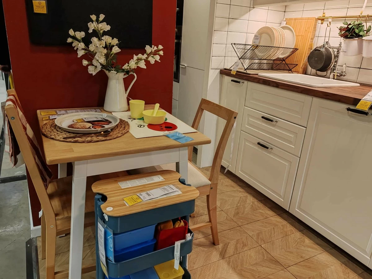 Intimate dining area