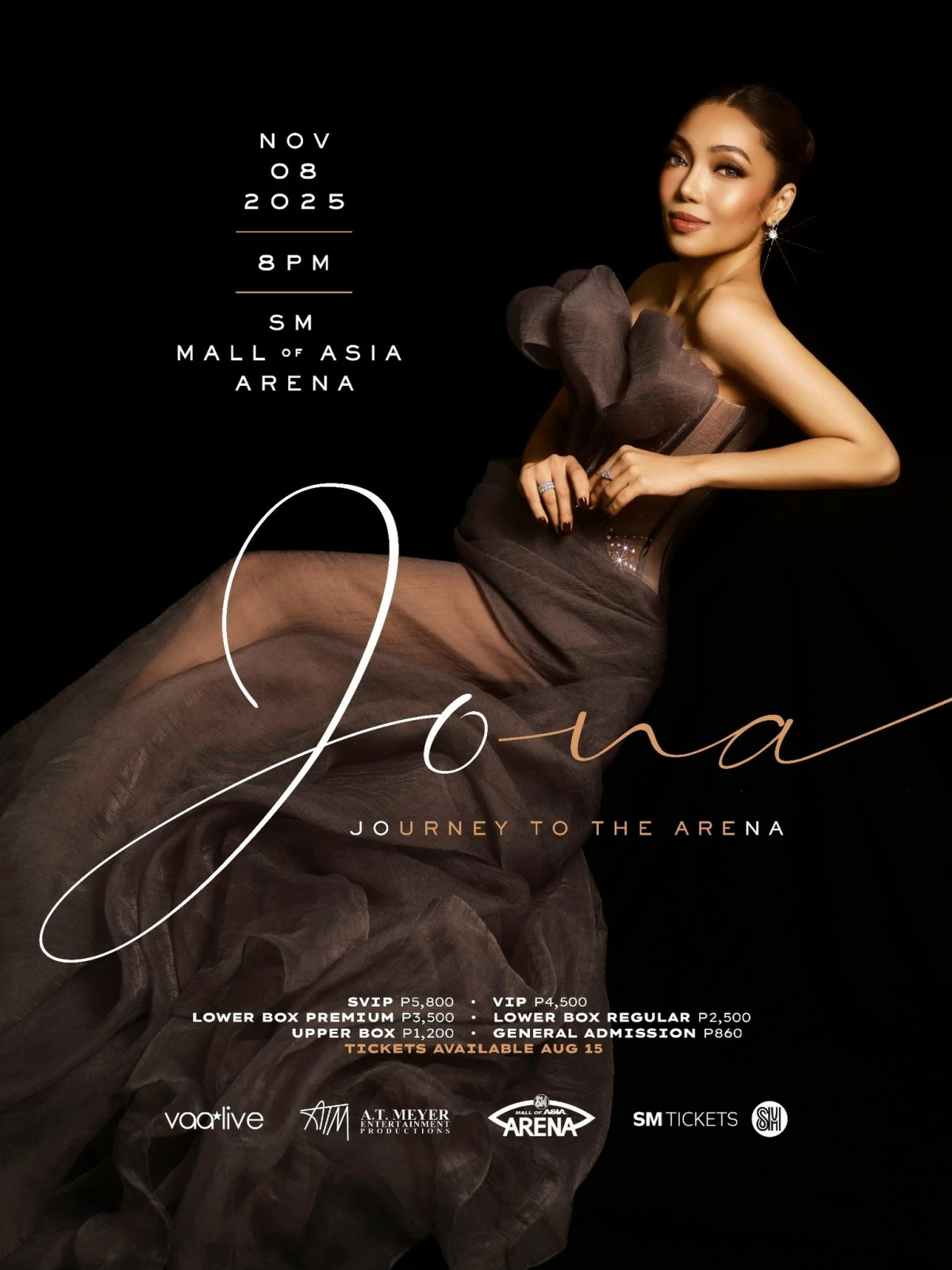 Jona’s ‘Journey to the Arena’ takes place this November in commemoration of two decades in the industry.