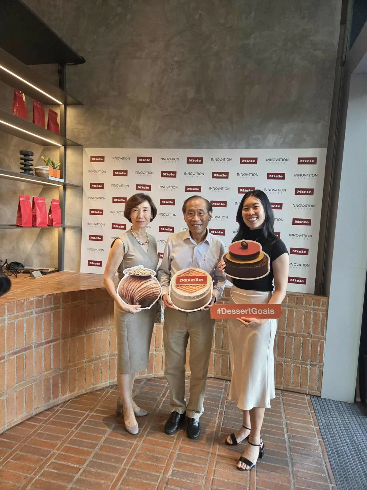 FAMILY FOCUS Loli_Sy, Focus Global executive vice president, Stephen Sy,_president, and Angela Sy, chief finance officer, during the Miele Innovation Series event