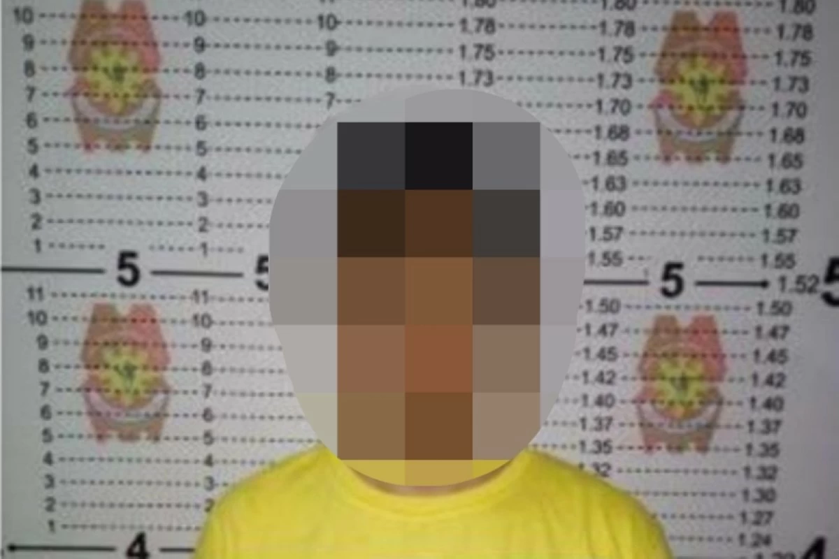 The suspect (Photo from Taguig police / SPD)