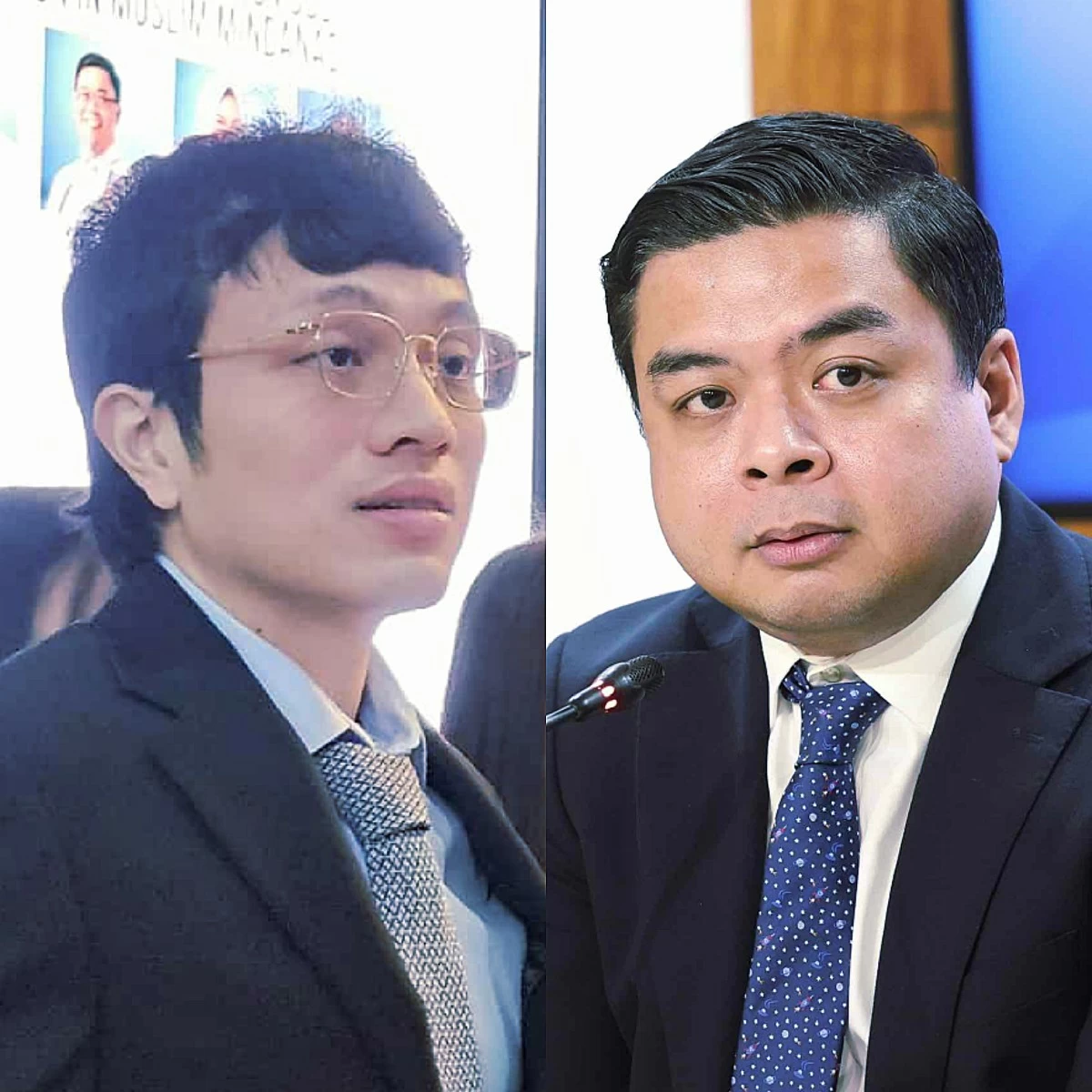 Cavite 4th district Rep. Francisco "Kiko" Barzaga (left), Bicol Saro Party-list Rep. Terry Ridon (MANILA BULLETIN, PPAB)