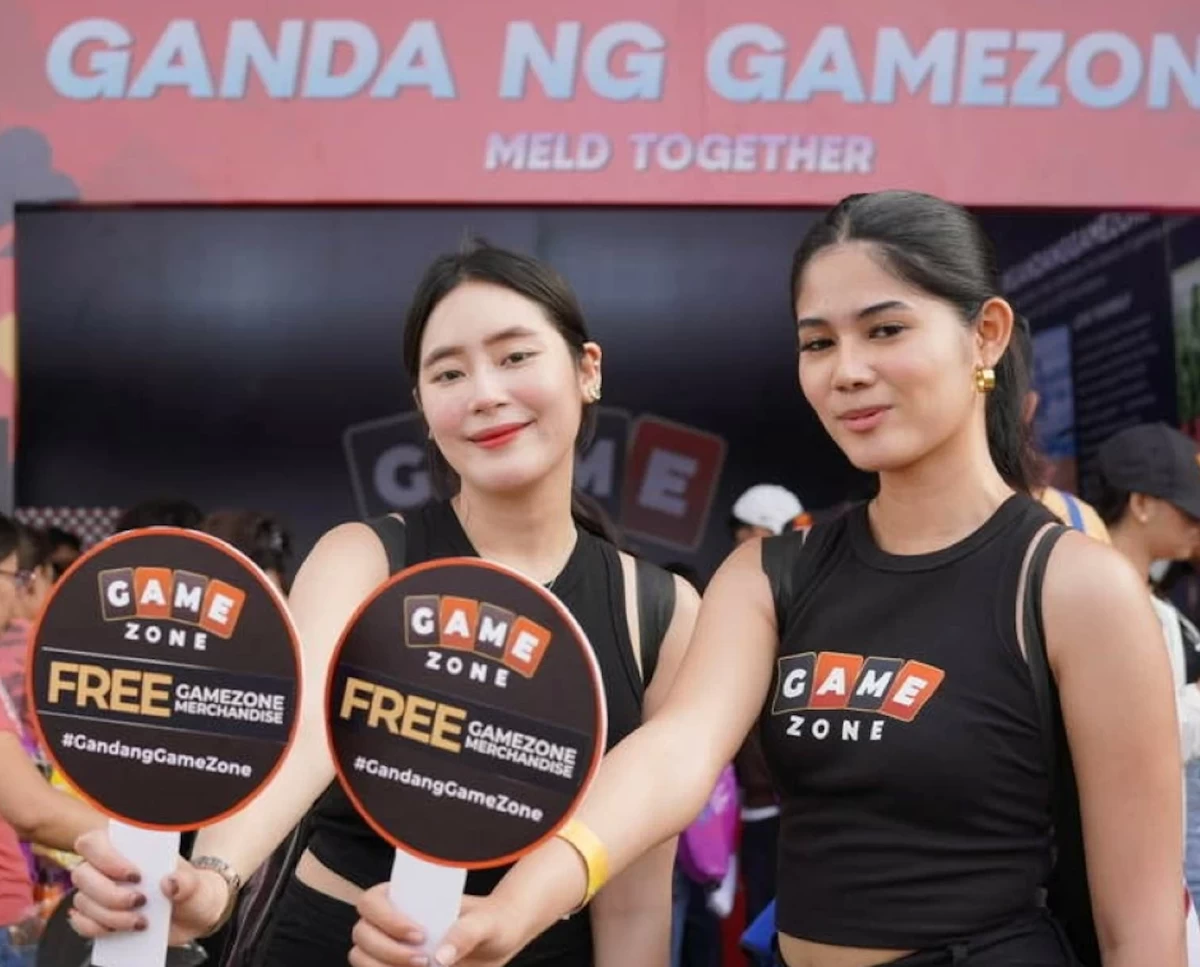 GameZone models at the booth
