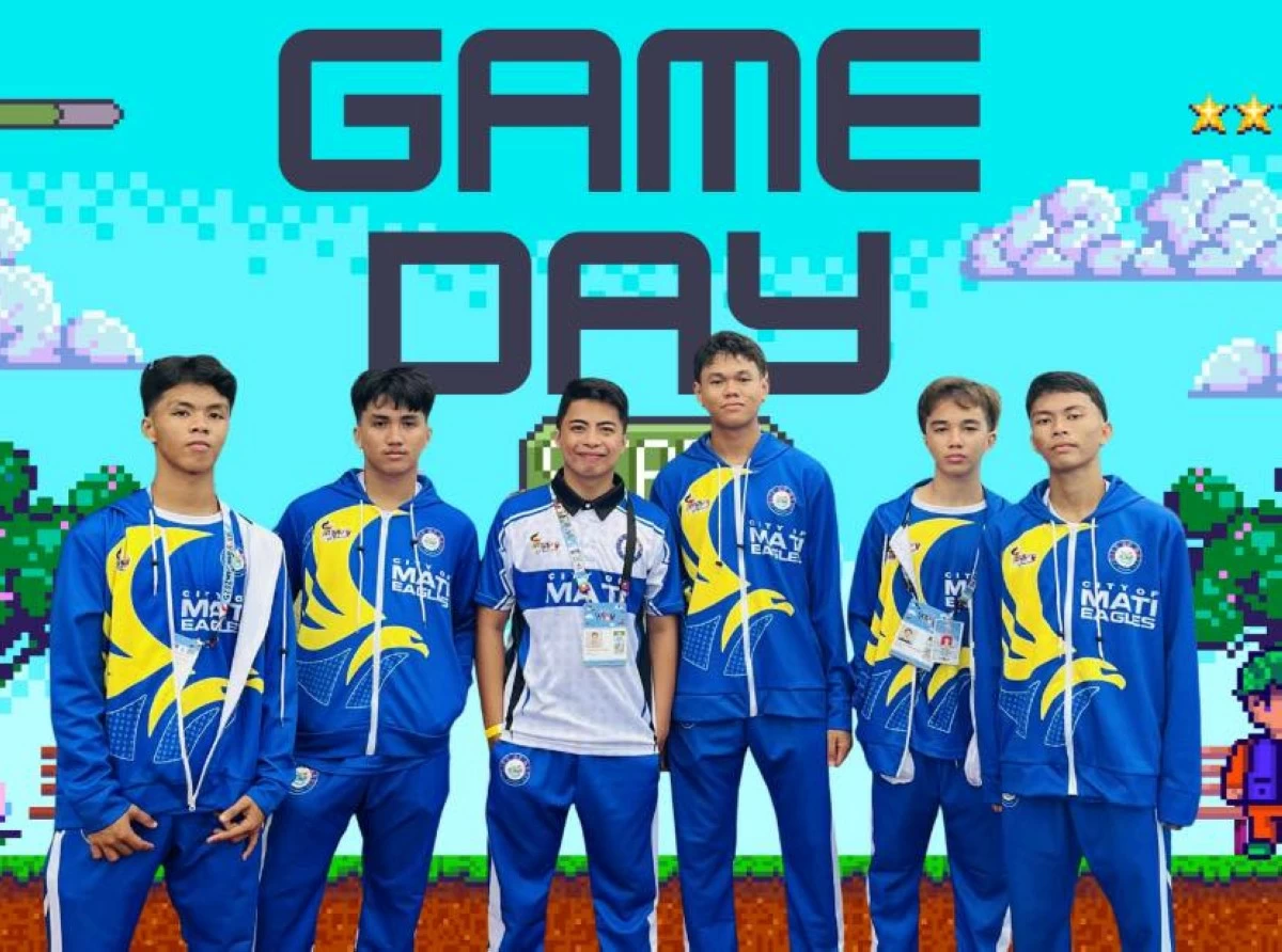 THE MATI CITY Sepak Takraw team, mentored by Cris Vincent Olvida, beams with pride during the 2025 Batang Pinoy in General Santos City.