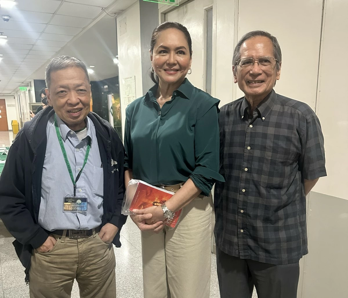 'ITIM' REUNION Intern Ting Nebrida, actress Charo Santos-Concio, and screenwriter Doy del Mundo