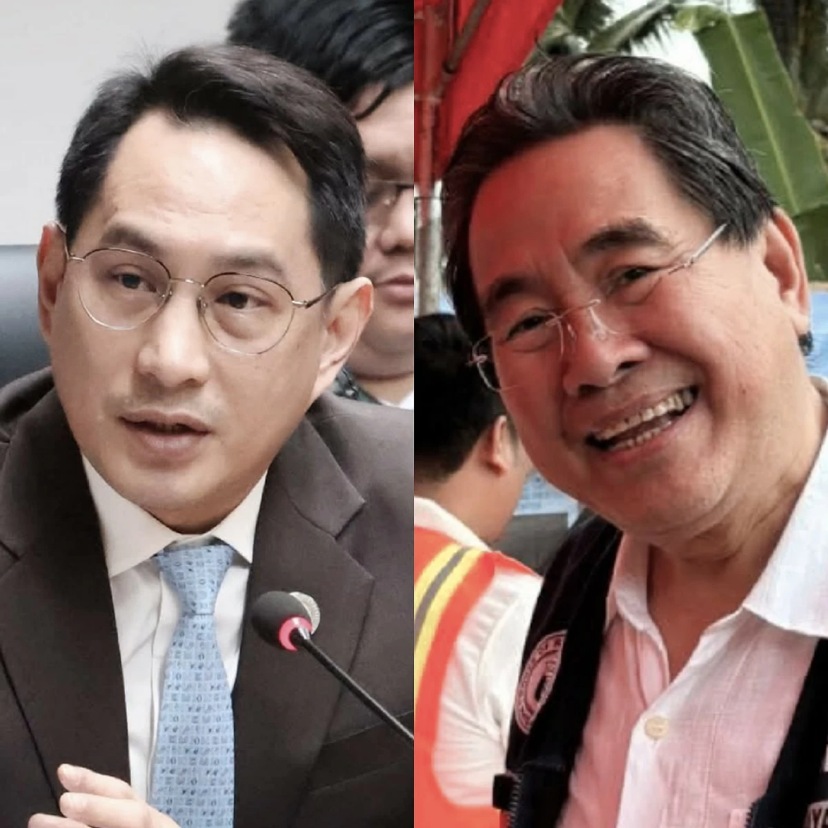 Lanao del Sur 1st district Rep. Zia Alonto Adiong (left), Cagayan de Oro City 2nd district Rep. Rufus Rodriguez (Facebook)