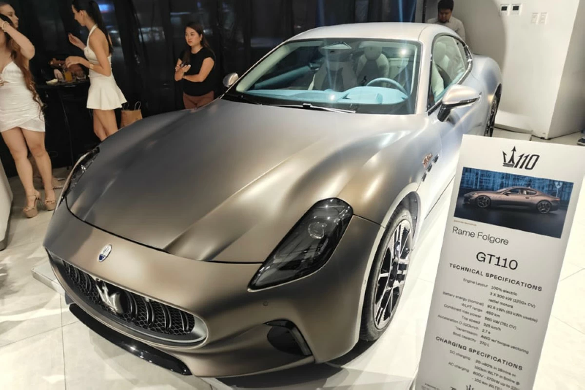 The Maserati GranTurismo 110 Anniversario in Rame Folgore.