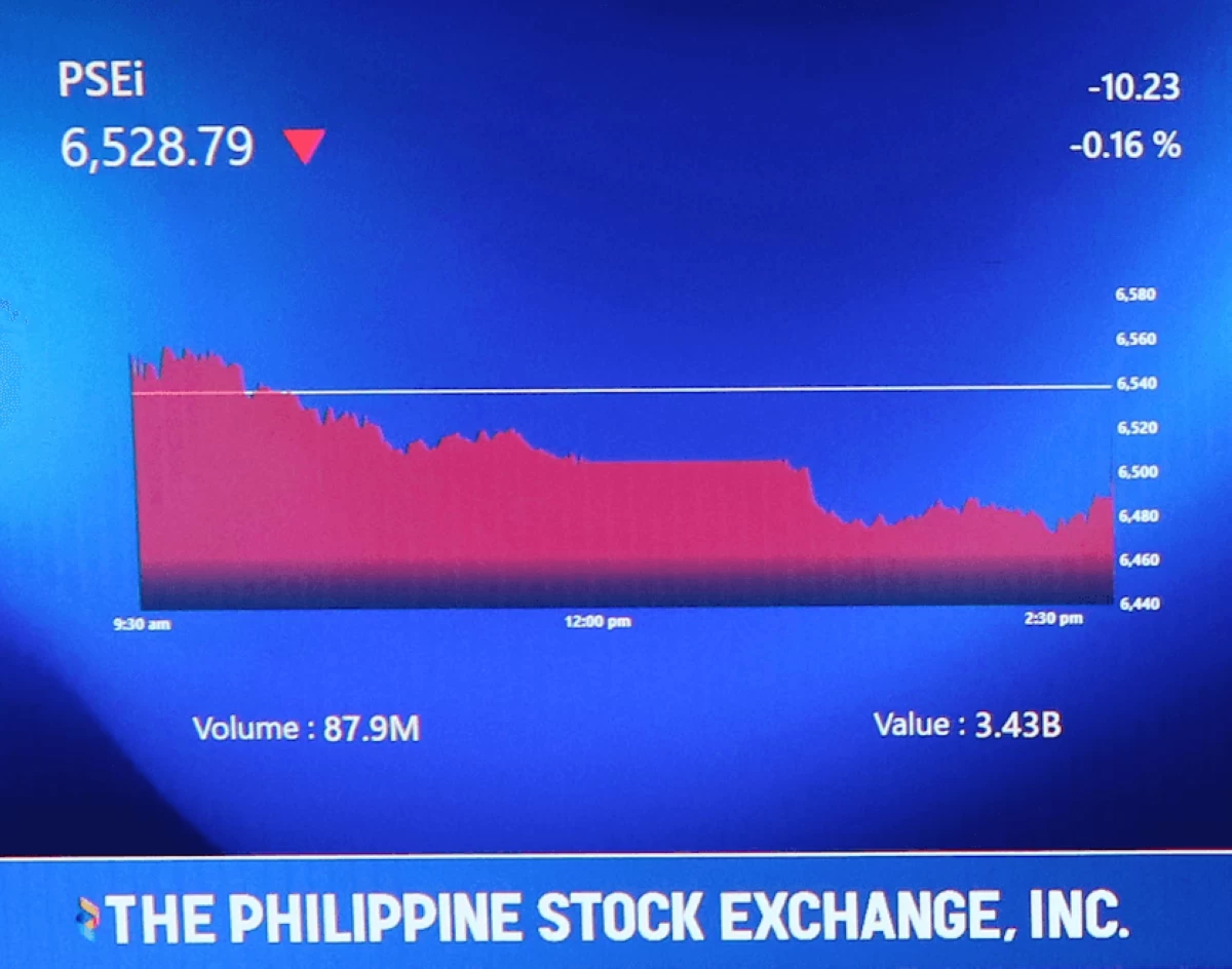 PSEi drops as inflation, GDP worries spook investors