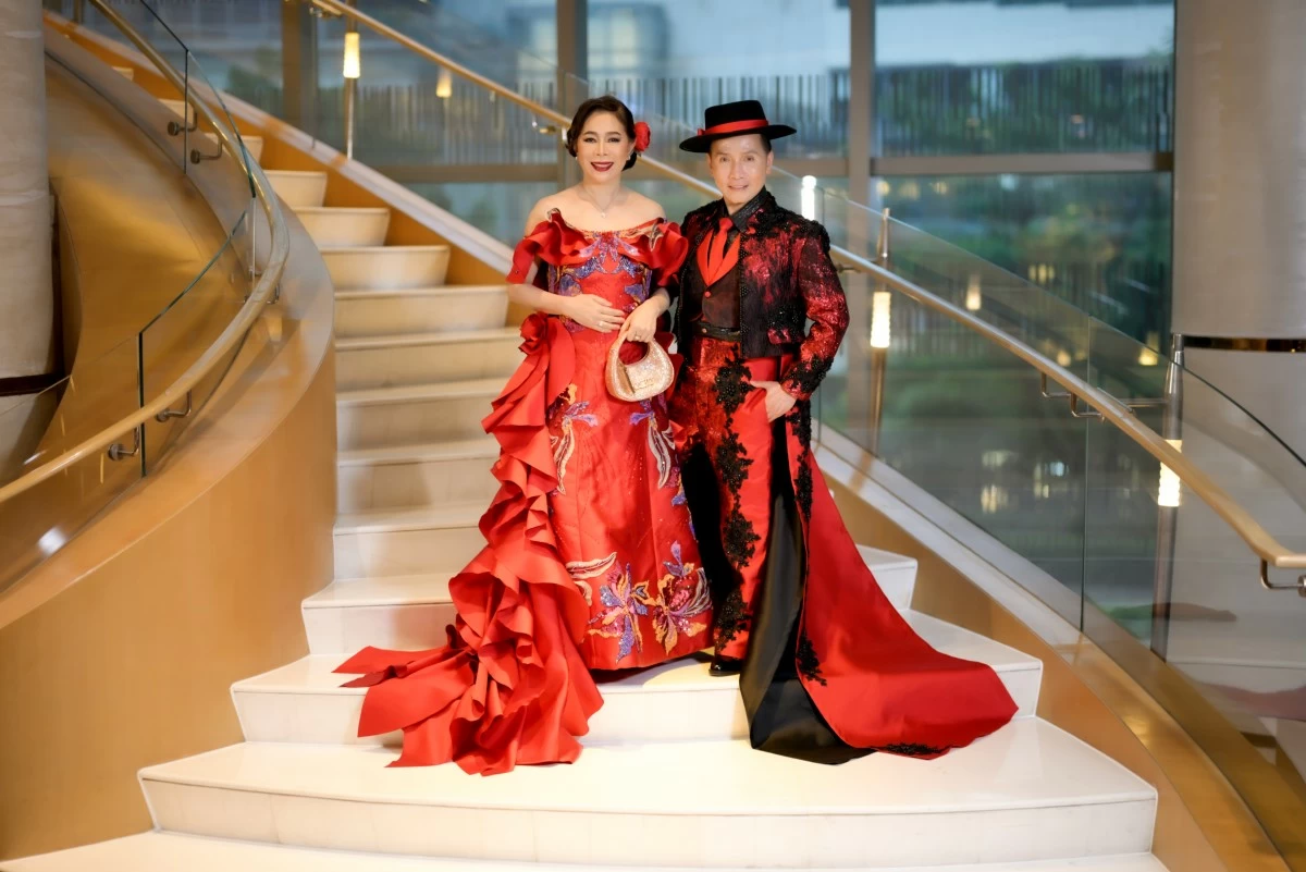 Dr. Ma. Daisy Tabuena, and Dr. Rollin Tabuena as Ambassadors for Life in Bo Parcon creation