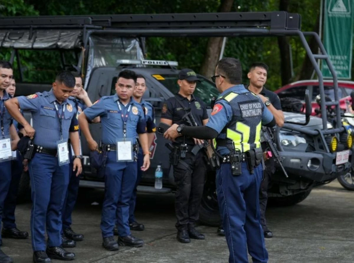 Muntinlupa police (Photo from Muntinlupa PIO)