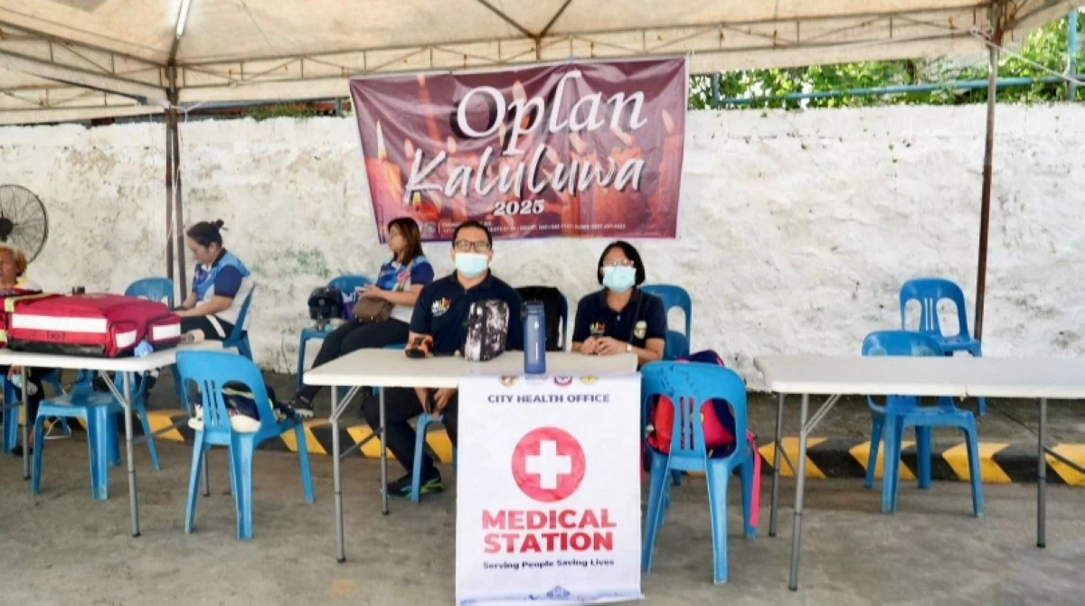 A medical station of the Muntinlupa City Health Office (Photo from Muntinlupa PIO)