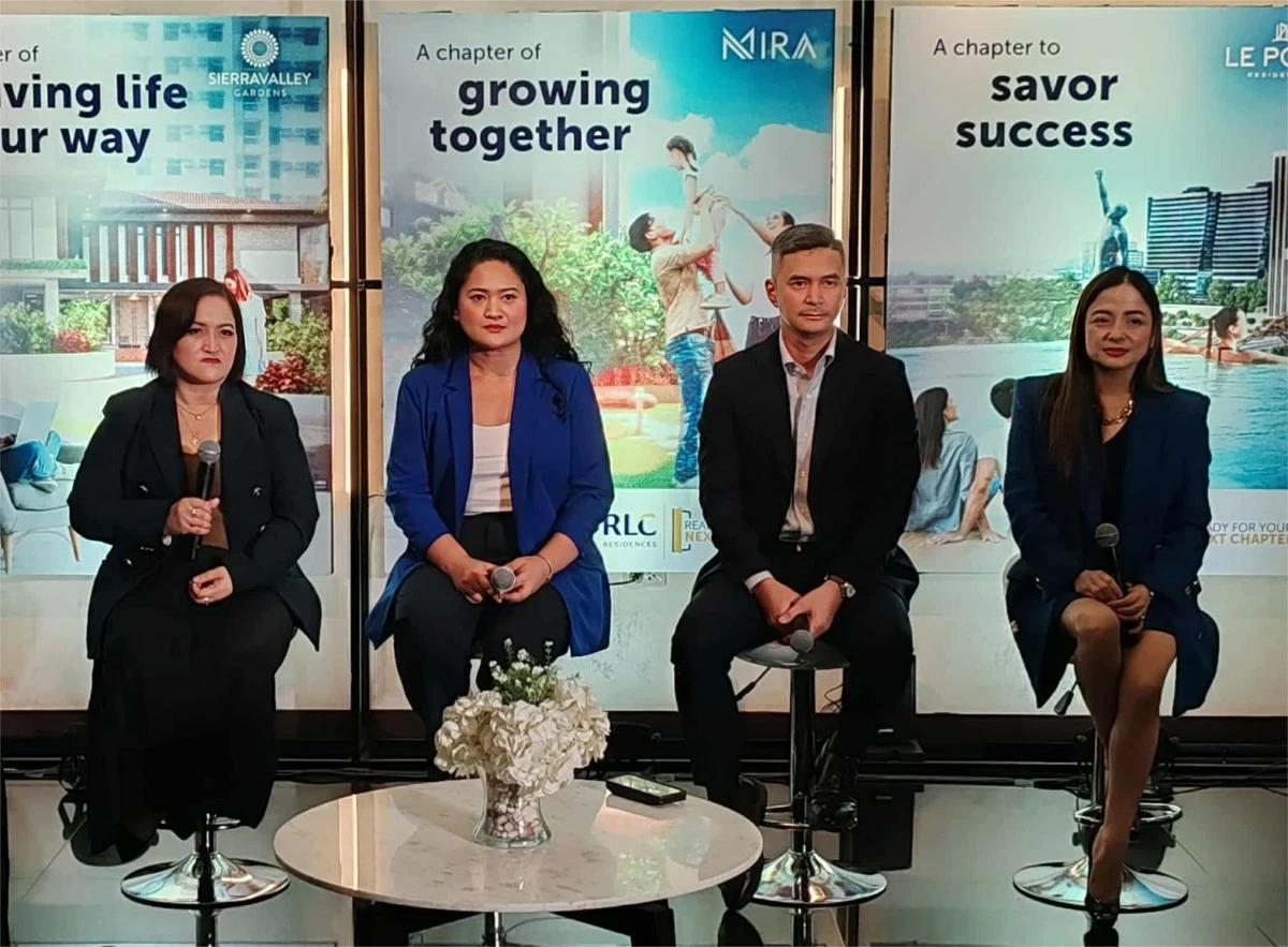 RLC Residences executives Aileen Carlos, associate business director; Katrina Tordilla, head of business development; Dan Carlo Torres, marketing head; and Carissa Denise Lao