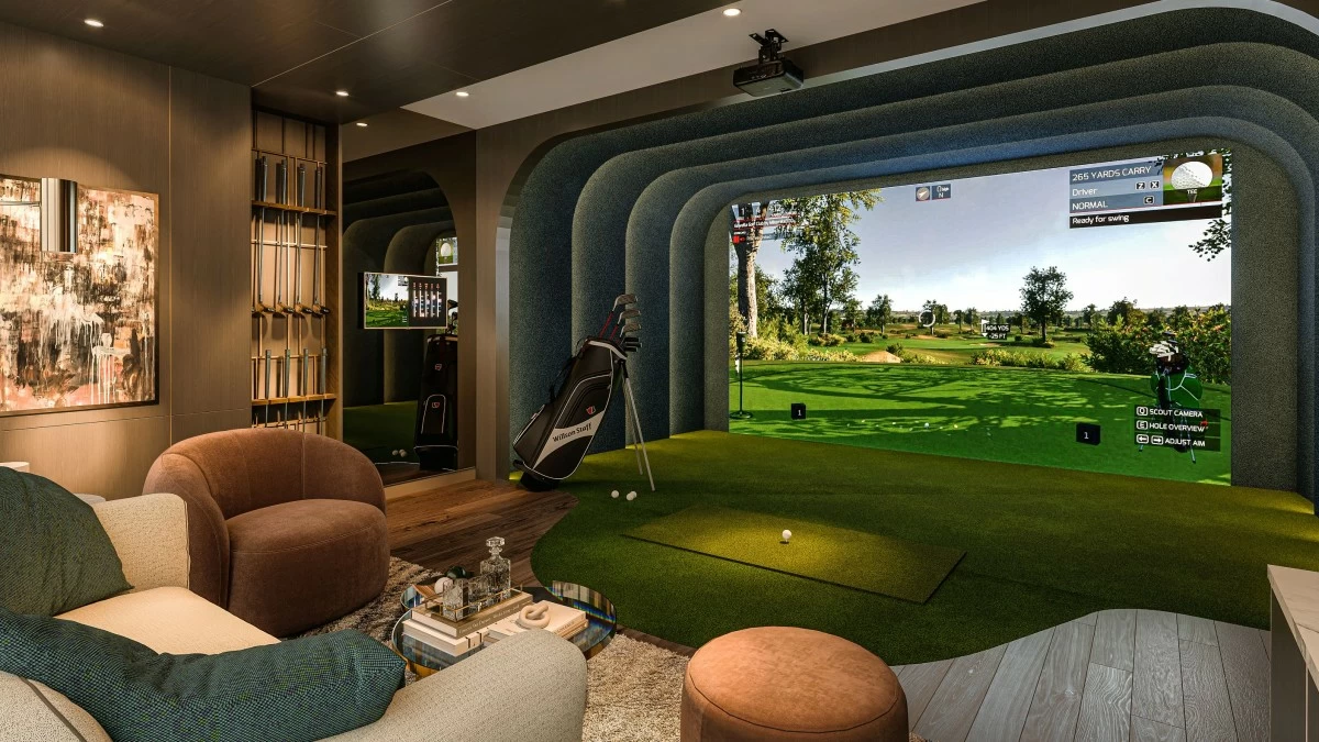 Le Pont Residences will have a golf simulator as one of the exclusive amenities.