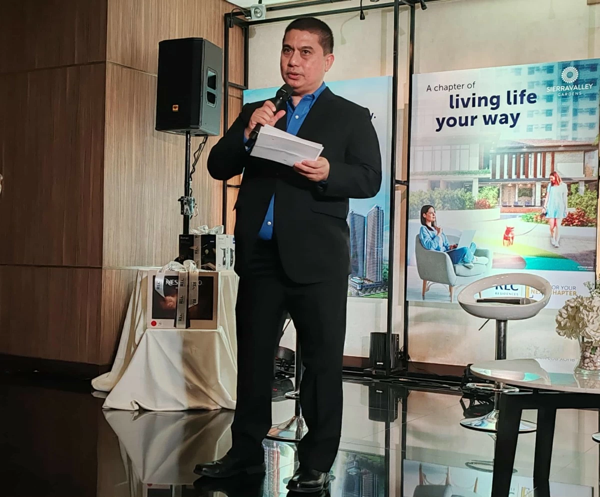 Teddy Bernas, OIC business unit general manager of RLC Residences