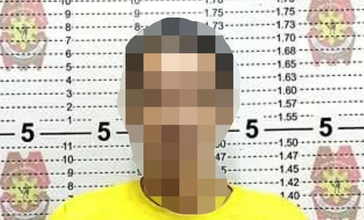 The arrested suspect (Photo from Taguig police) 