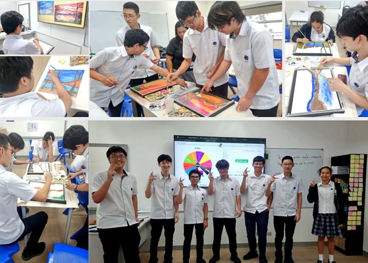 Linking DEAFinitely Art Workshop activities to British School Manila FSL lessons (Photos from FSL4IPH)