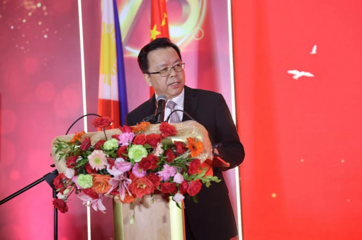 H.E. Huang Xilian Ambassador of the Embassy of the People’s Republic of China delivers his welcome remarks 