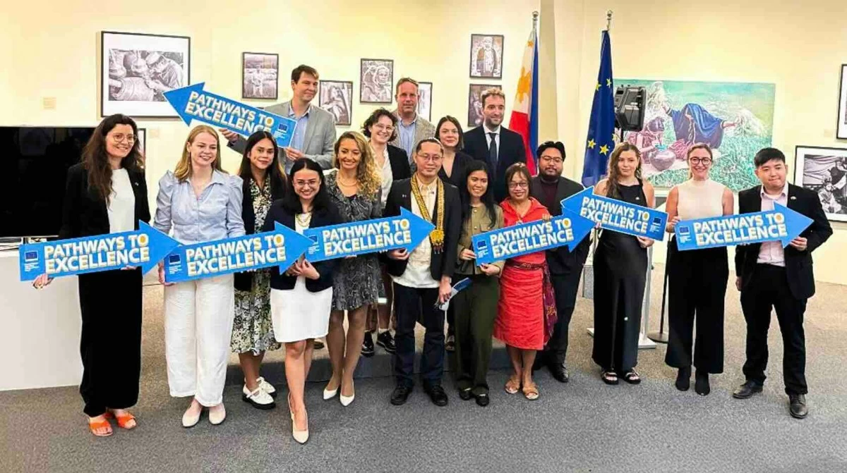 The EU Delegation to the Philippines and representatives from EU member states and cultural groups gather at the Yuchengco Museum for the EHEF 2025 press conference