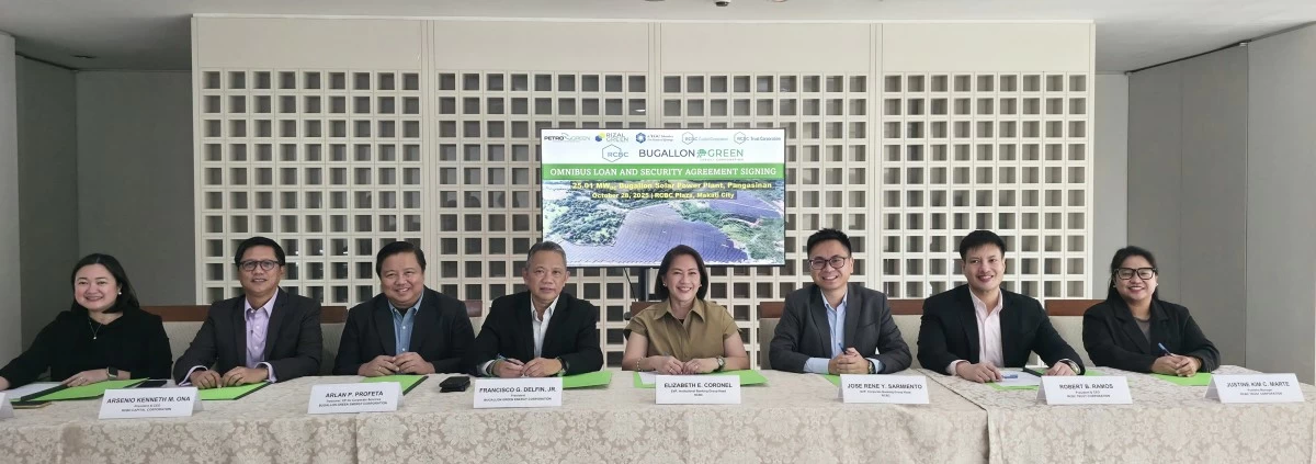 RCBC lends ₱826 million to Yuchengco-led RE firm for Pangasinan solar project